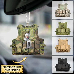 Personalized Military, Armed Forces Tactical Combat Vest Ornament
