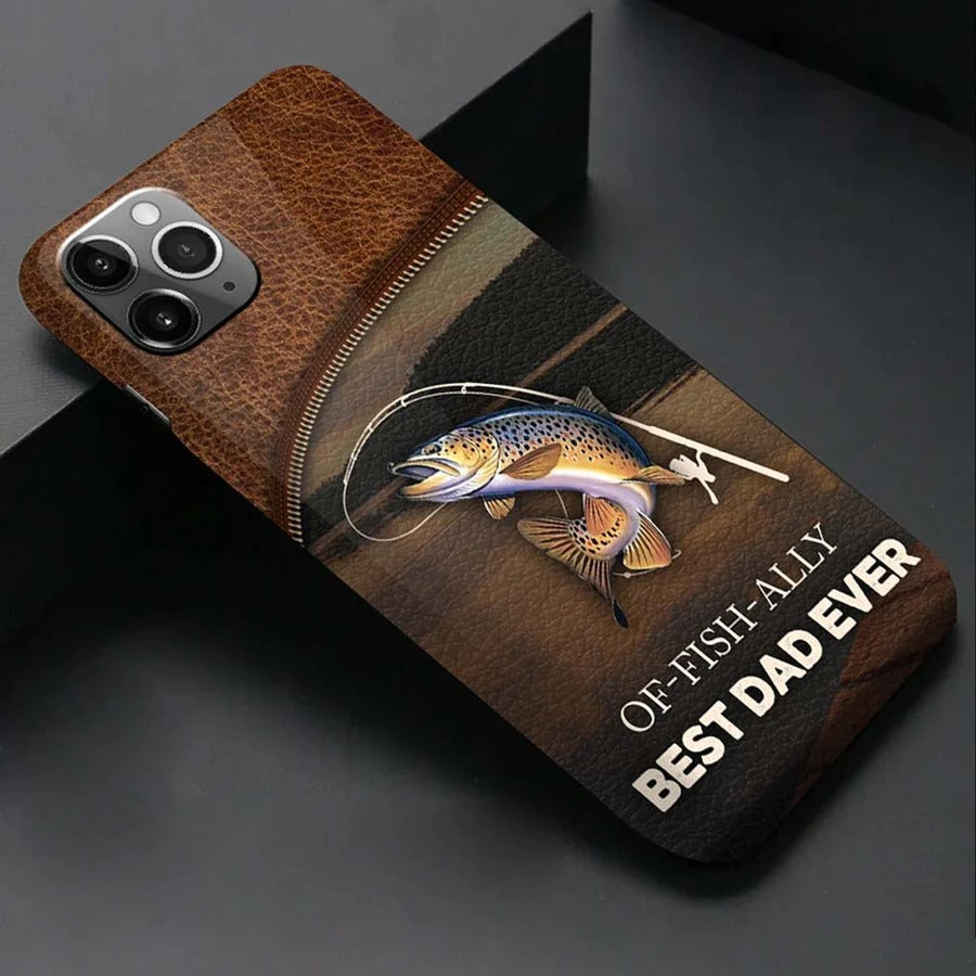 Of-fish-ally Best Dad Ever Personalized Phone Case