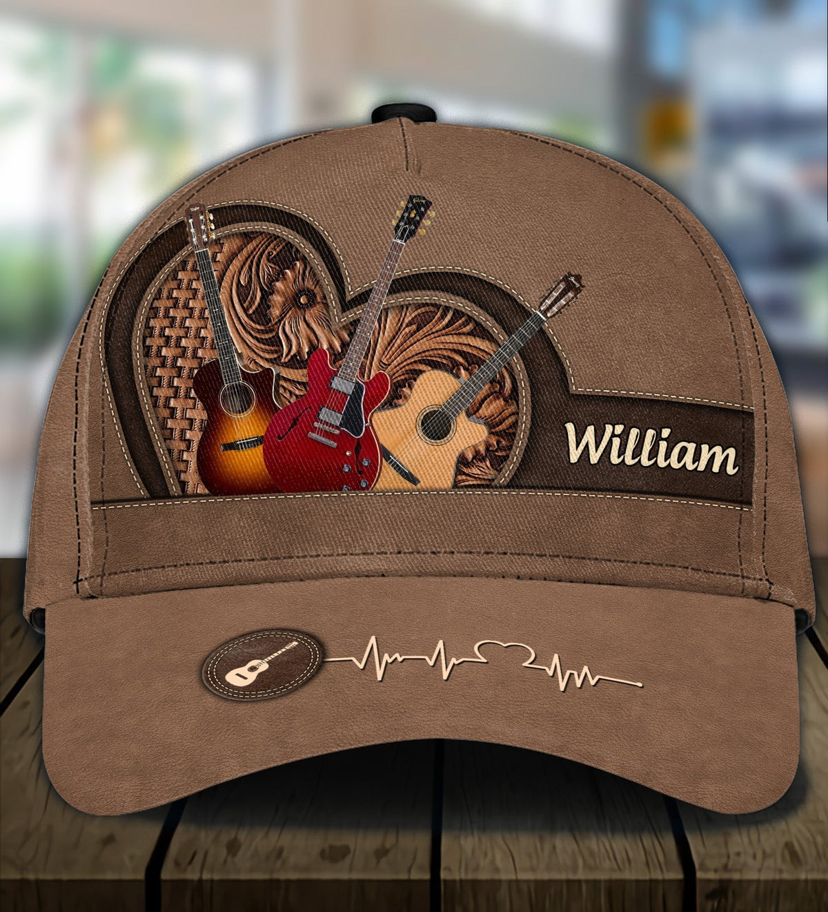 Guitar Personalized Classic Cap - CP099PS05