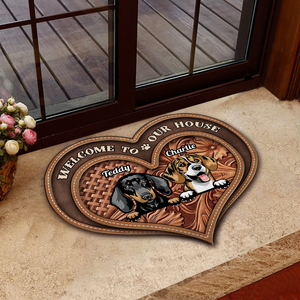 Dog&Cat Personalized Custom Shaped Doormat