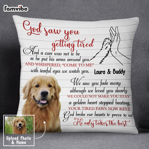 Personalized Dog Memo Photo Pillow NB262 85O76