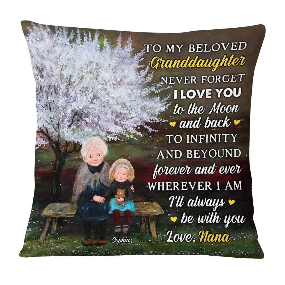 Personalized Grandma And Granddaughter Pillow NB301 36O53