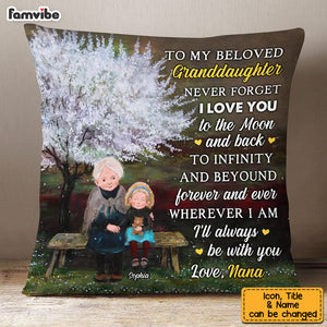 Personalized Grandma And Granddaughter Pillow NB301 36O53