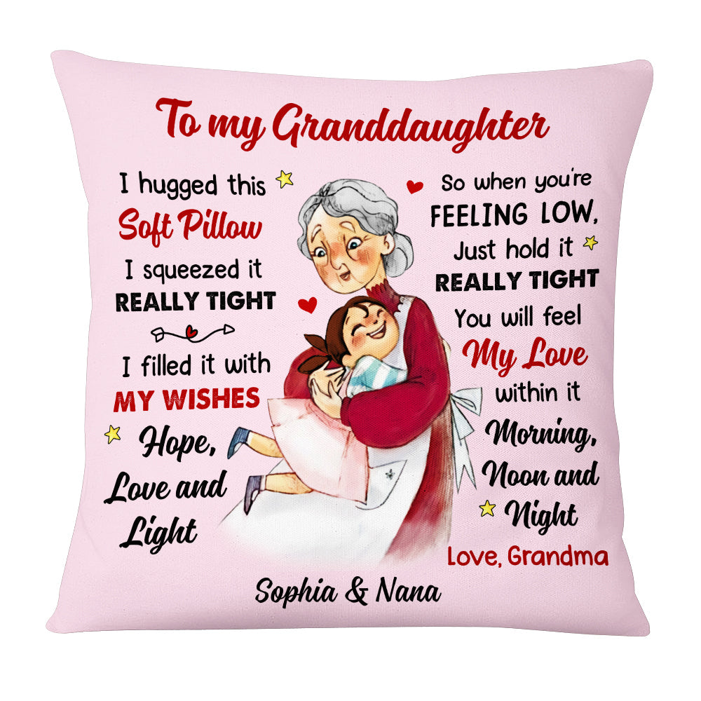 Personalized Granddaughter Pillow NB283 85O53
