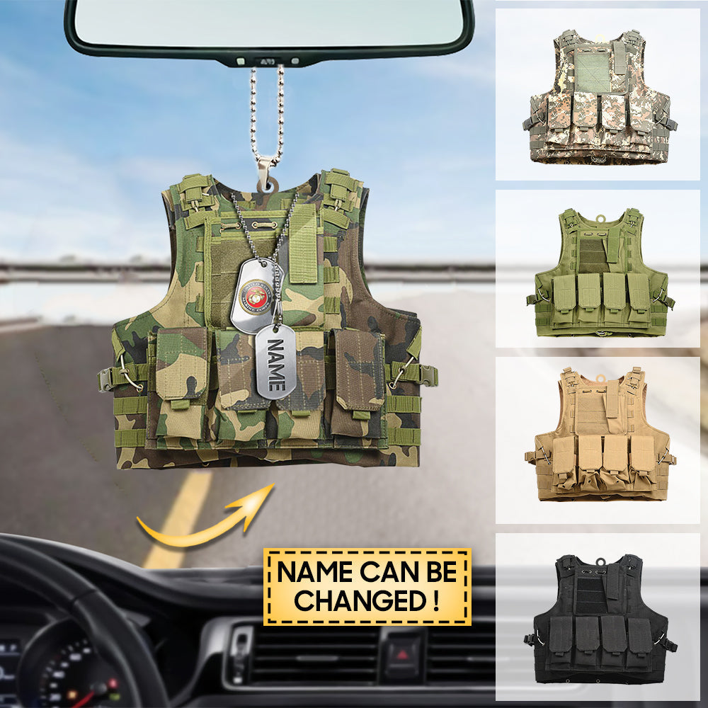 Personalized Military, Armed Forces Tactical Combat Vest Ornament