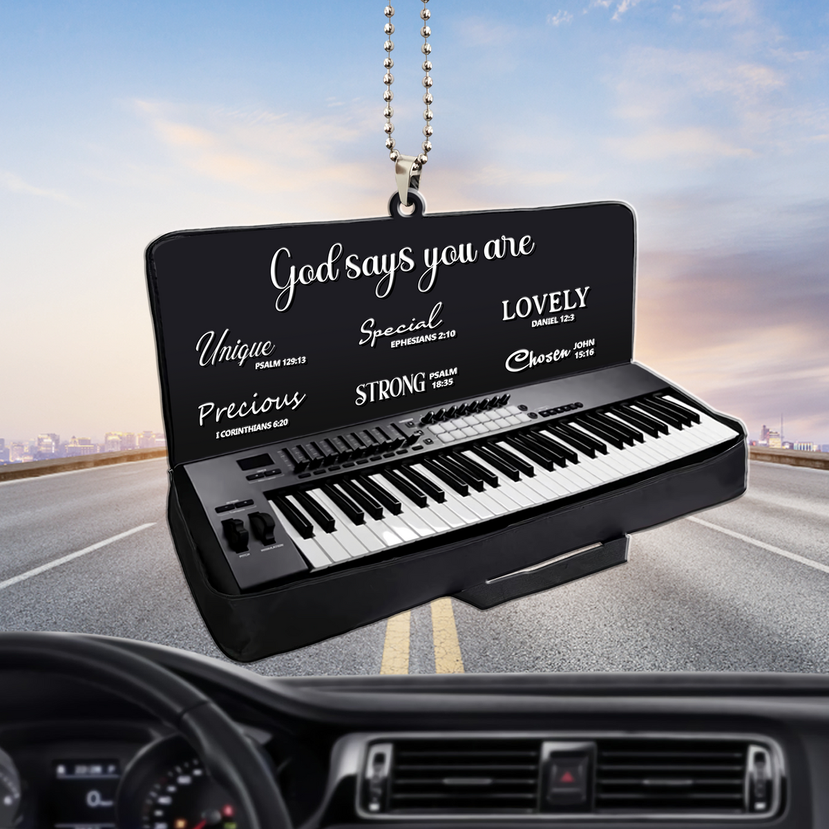 Keyboard Piano God Says You Are Ornament