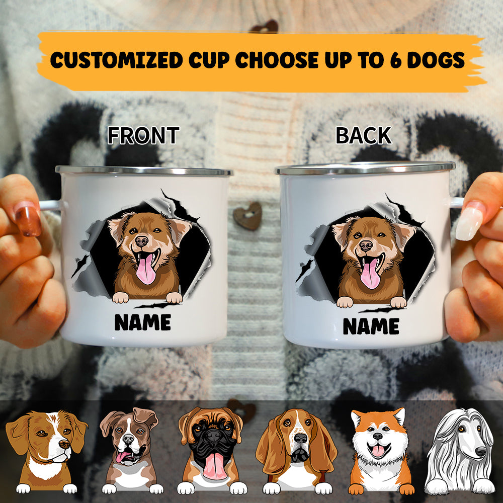 Personalized Dog Lovers Iron Mug