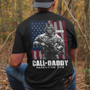 Call Of Daddy, Personalized Shirt, Gift For Dad