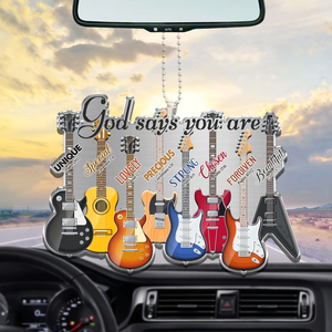 Guitar Life God Says You Are Ornament