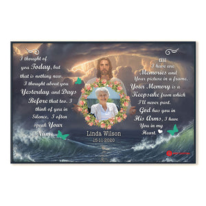 Miss You Everyday Personalized Photo Poster