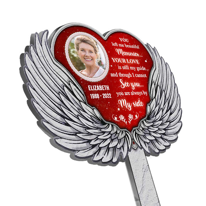 I Can't See You, But Your Love Is Still My Guide - Upload Image, Personalized Custom Acrylic Garden Stake