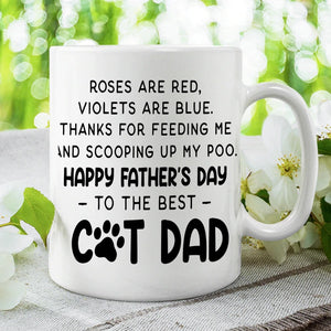 At Least You Don't Have Ugly Children - Gift for Dad, Funny Personalized Cat Mug