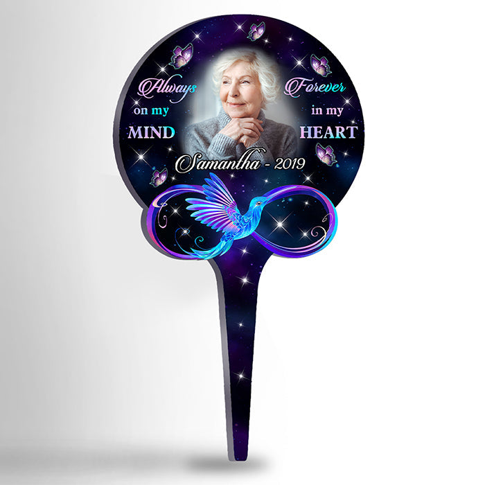 Always On My Mind - Personalized Custom Acrylic Garden Stake