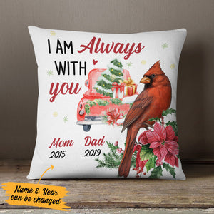 Personalized Memorial Cardinal Red Truck Pillow NB181 87O34