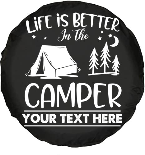 Welcome To Our Campsite Personalized Tire Cover