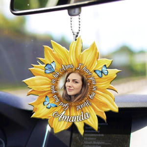 Personalized Sunflower God Has You In His Arms Ornament