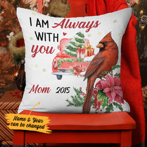 Personalized Memorial Cardinal Red Truck Pillow NB181 87O34