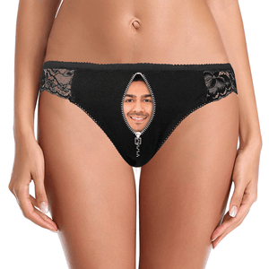 Photo Panties Women Lace Panty Face Sexy Panties Gifts for Her