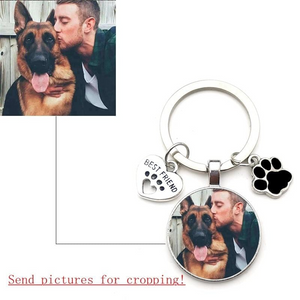 Personalized Dog Photo Keychain