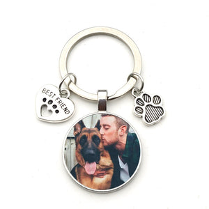 Personalized Dog Photo Keychain