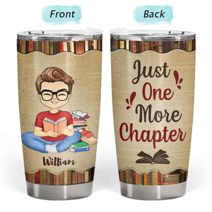 Just A Boy Who Loves Books Reading - Reading Gift - Personalized Custom Tumbler