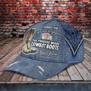 This Princess Wears Cowboy Boots - Personalized Name Cap