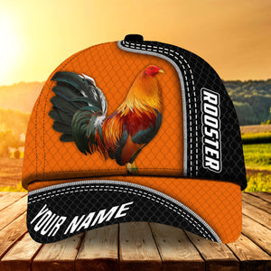 Premium Cool 3D All Over Printed Rooster Hats For Rooster Lovers Multicolor Personalized