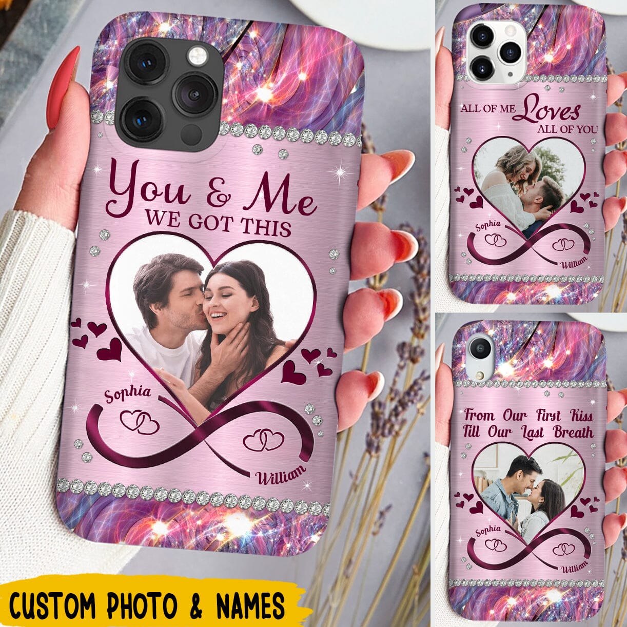 You & Me We Got This Custom Couple Photo Personalized Phone Case