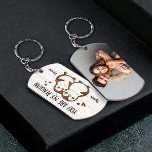 (Photo Inserted) You Are My Penguin - Personalized Keychain
