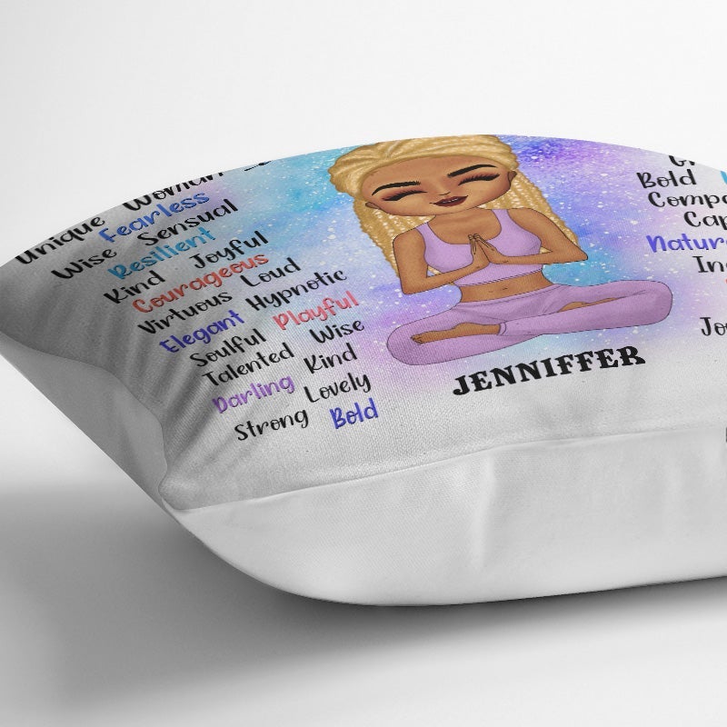 Yoga Chibi Girl I Am - Personalized Custom Pillowcase