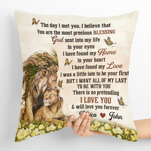 You Are The Most Precious Blessing Sweet Couple Pillow