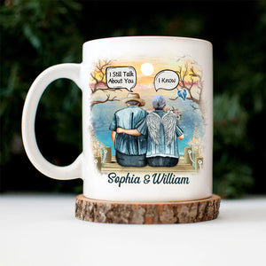 You Are Near Widow Old Couple - Memorial Gift - Personalized Custom Mug