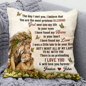 You Are The Most Precious Blessing Sweet Couple Pillow