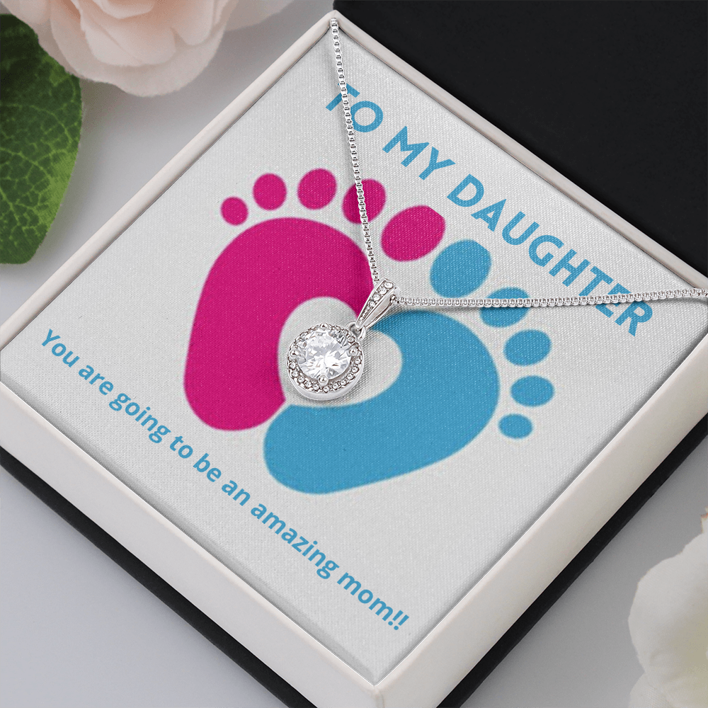 New Mom / From Parent to Daughter / Eternal Hope Necklace