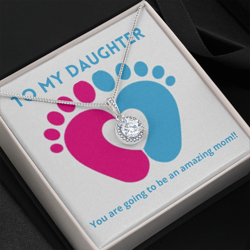 New Mom / From Parent to Daughter / Eternal Hope Necklace