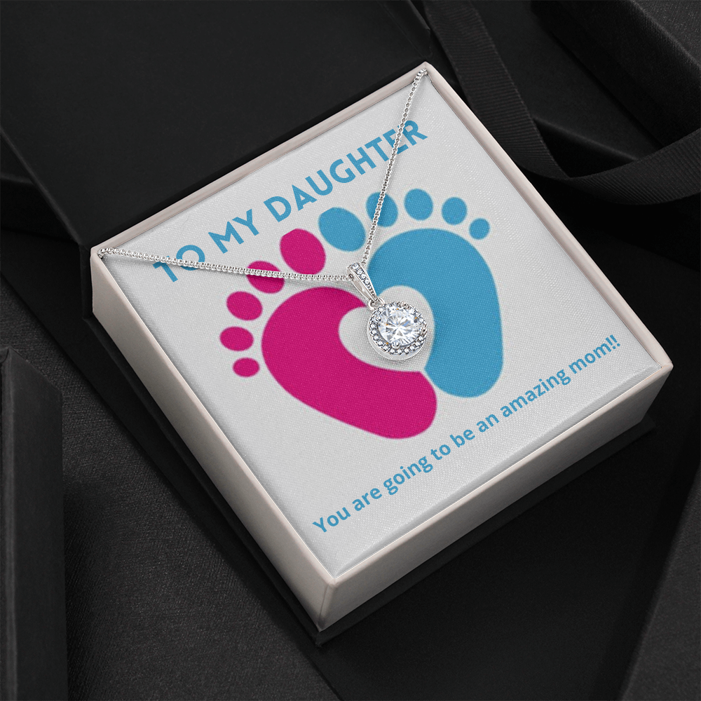 New Mom / From Parent to Daughter / Eternal Hope Necklace