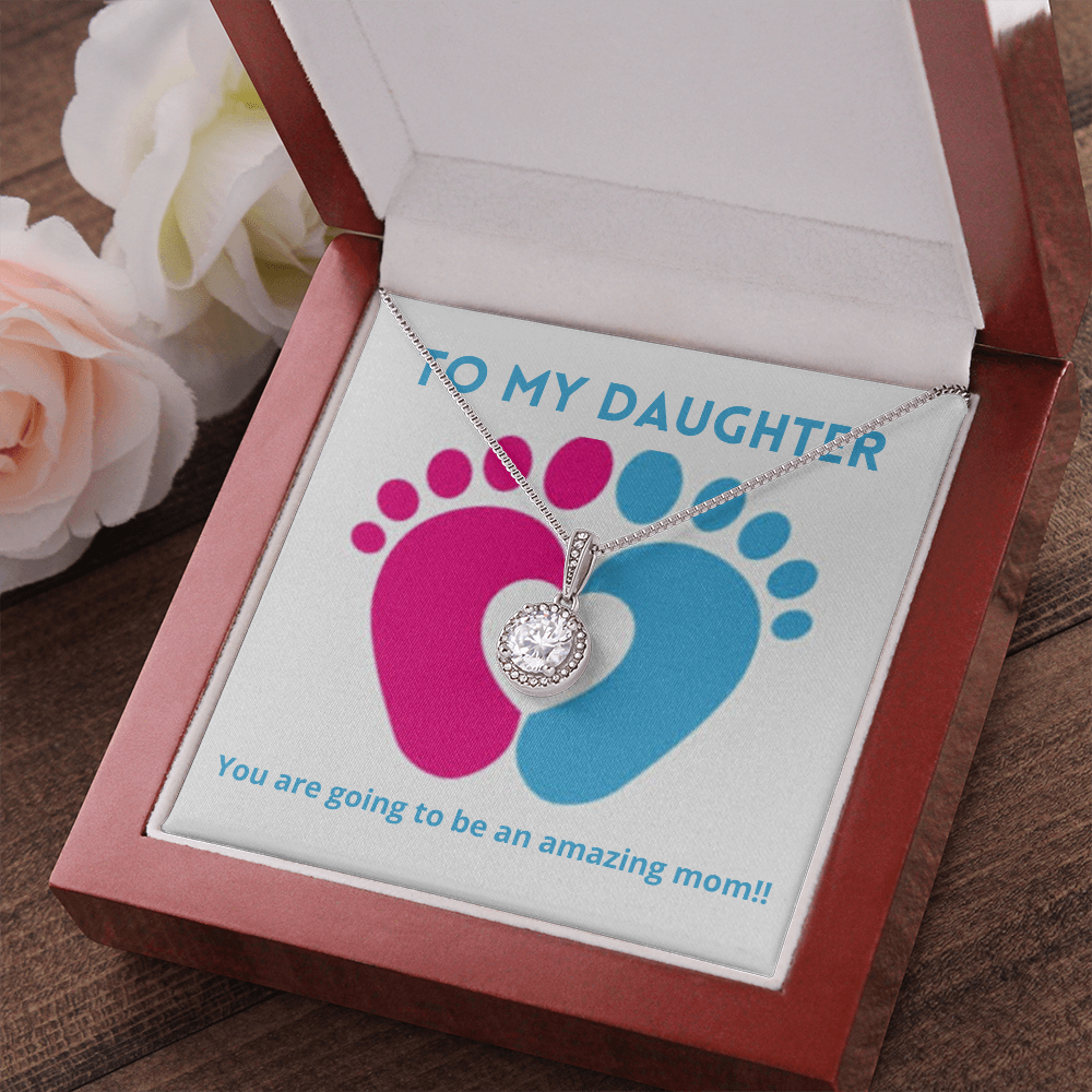 New Mom / From Parent to Daughter / Eternal Hope Necklace