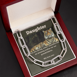 Daughter From Parents /Mother's Day / Forever Linked Necklace
