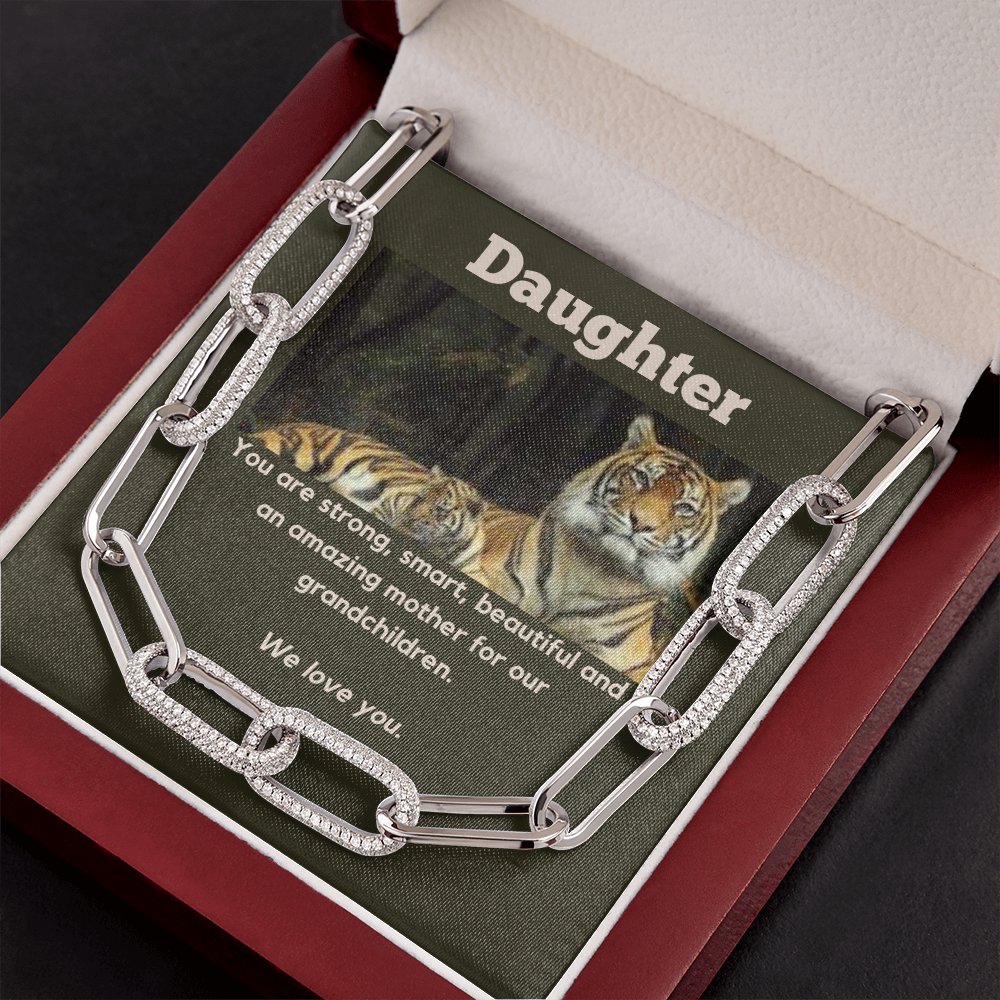 Daughter From Parents /Mother's Day / Forever Linked Necklace