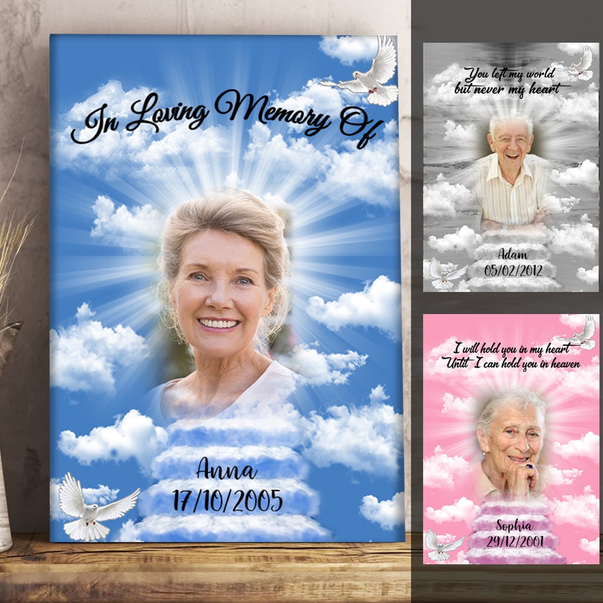 I Will Miss You Custom Photo Poster Memorial