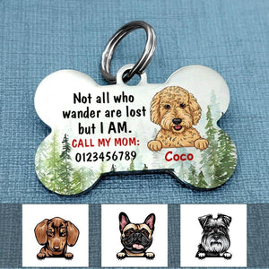 Personalized Pet Lost Wander Bone Pet Tag
