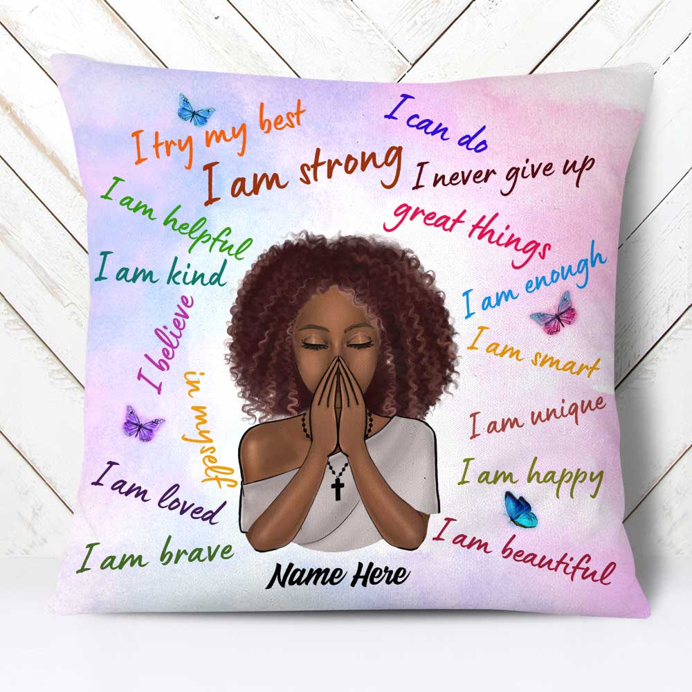 Personalized I Am BWA Pillowcase