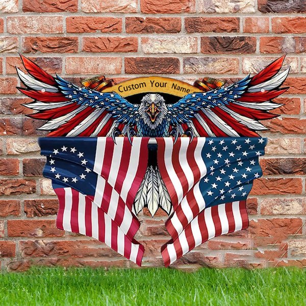 🔥Independence Day Pre-Sale 🔥Personalized Name Metal Wall Art Decoration