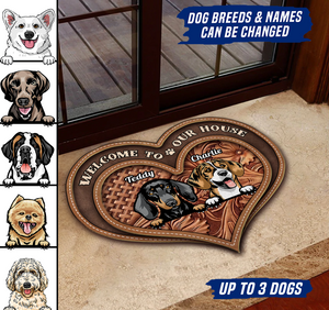 Dog&Cat Personalized Custom Shaped Doormat