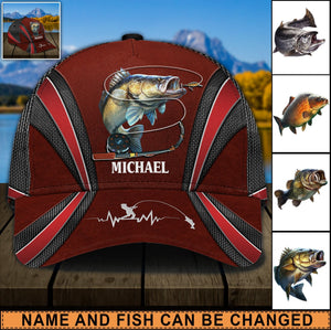 Fishing Personalized Classic Cap - CP066PS11
