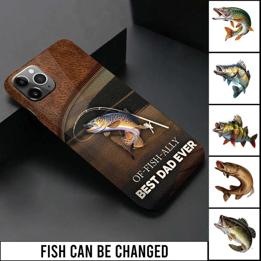 Of-fish-ally Best Dad Ever Personalized Phone Case