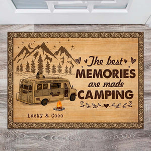 Love Is To Stay Together Couple Camping Doormat