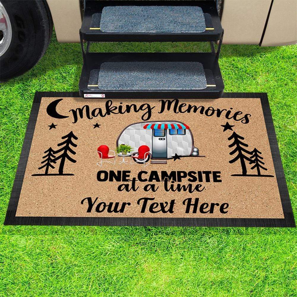 Making Memories One Campsite Doormat, RV Camping Doormat, Camping Gift