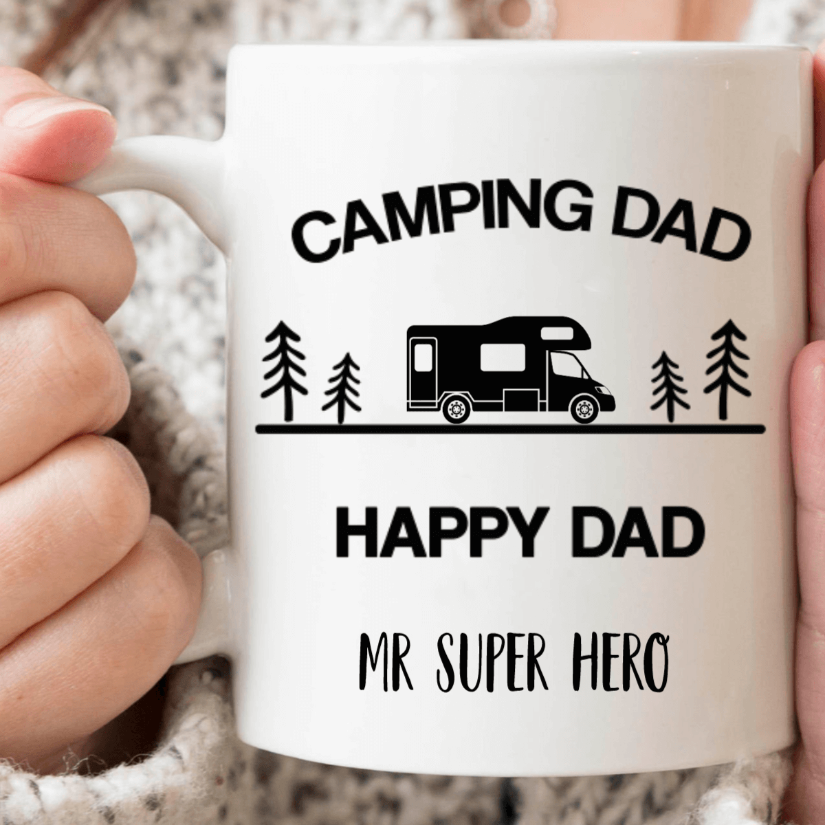 Happy Camping Dad Camping Coffee Mug