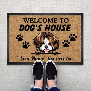 Welcome To Dog House Dog Doormat K228 HN590